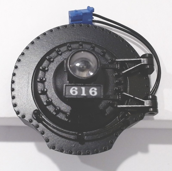 BOILER FRONT / BLACK / COMPLETE / NYC #616 / PREMIER J-1e HUDSON 4-6-4