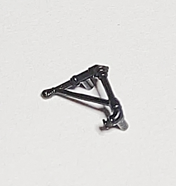 SIGNAL HOSE / REAR BEAM MOUNT - LH / BLACK / HO SCALE CAB FORWARD 4-8-8-2