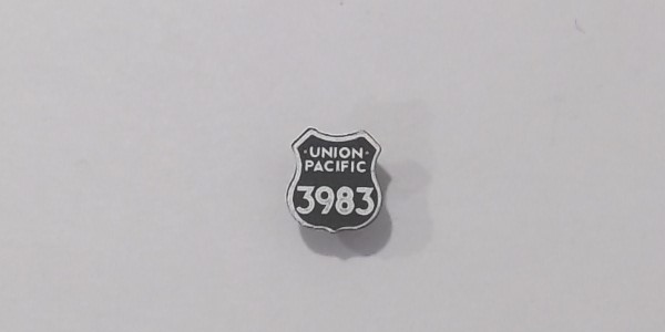 NAME PLATE / SMOKE BOX DOOR / UP SHIELD #3983 / PREMIER CHALLENGER 4-6-6-4