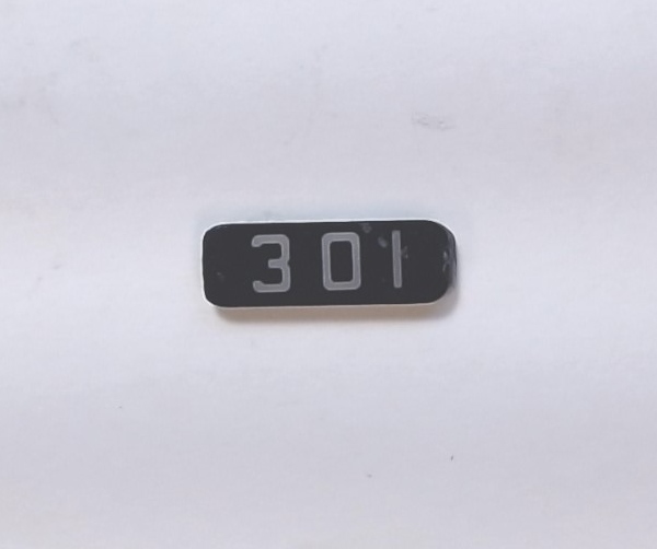 NUMBER BOARD / RR OR LF / PREMIER GP-9 / LV #301