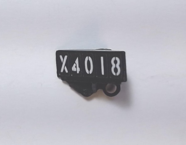 NUMBER BOARD HOUSING / BLACK / RH / UP #4018 / PS 1 / PREMIER BIG BOY 4-8-8-4