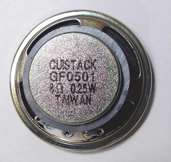SPEAKER / 8 OHM 0.25W / 50mm DIAM / CUISTACK GF0501