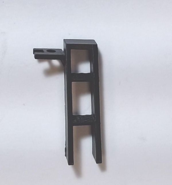 LADDER / PILOT TO BOILER / FRONT / LH / 3-STEP / BLACK / PREMIER SANTA FE HUDSON 4-6-4