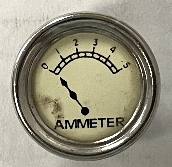 AMP METER / NICKEL / TINPLATE STANDARD GAUGE 440C CONTROL PANEL