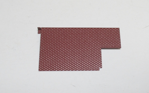 WALKWAY / TREADPLATE / LH / BEHIND STEAM EXHAUST PIPE / TUSCAN RED / PREMIER K-4s 4-6-2