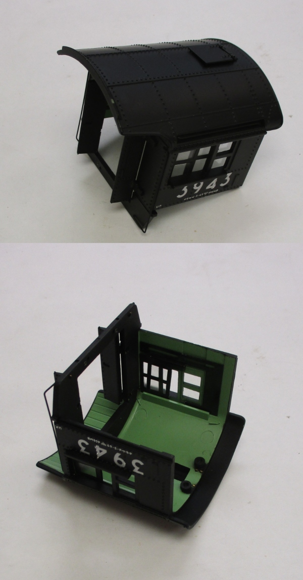 CAB / UP #3943 / W/GREEN CAB INTERIOR / W/CAB WINDOWS / W/DOORS / PREMIER CHALLENGER 4-6-6-4