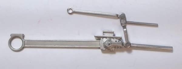 MAIN ROD & CROSS HEAD ASSEMBLY / RH / SATIN NICKEL / FRONT & REAR ENGINE / PREMIER PRR S-1 6-4-4-6