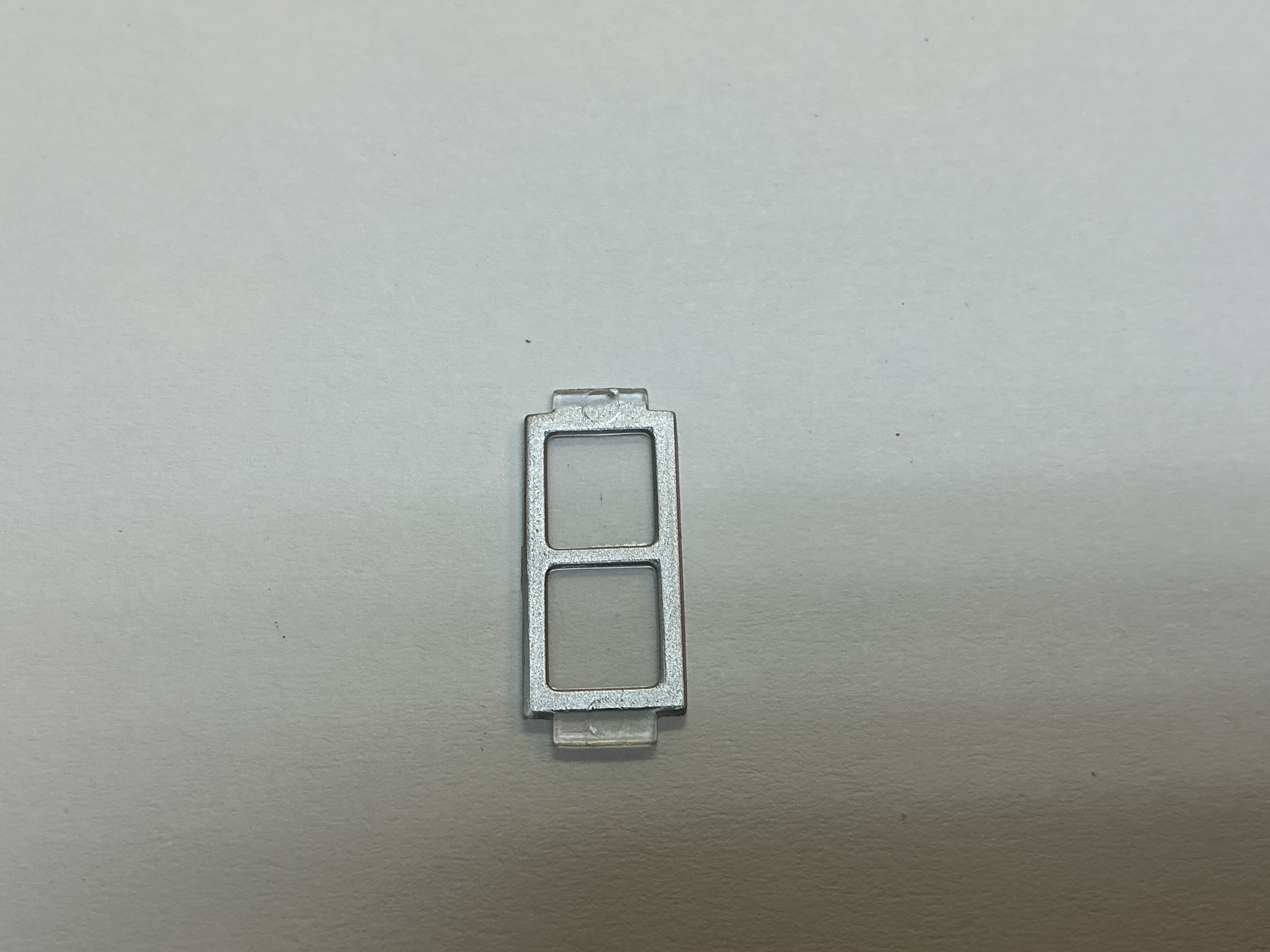 CAB WINDOW / 2-PANE / SILVER TRIM / ACL / PREMIER ATSF NORTHERN 4-8-4