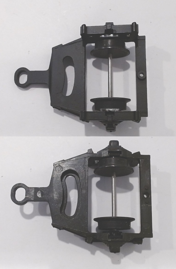 2-WHEEL TRAILING TRUCK / BLACK / W/SPOKED WHEELS / PREMIER PACIFIC 4-6-2