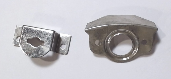 BRACKET / PANEL LAMP / NICKEL / FRONT & BACK / TINPLATE STANDARD GAUGE 440 /4400
