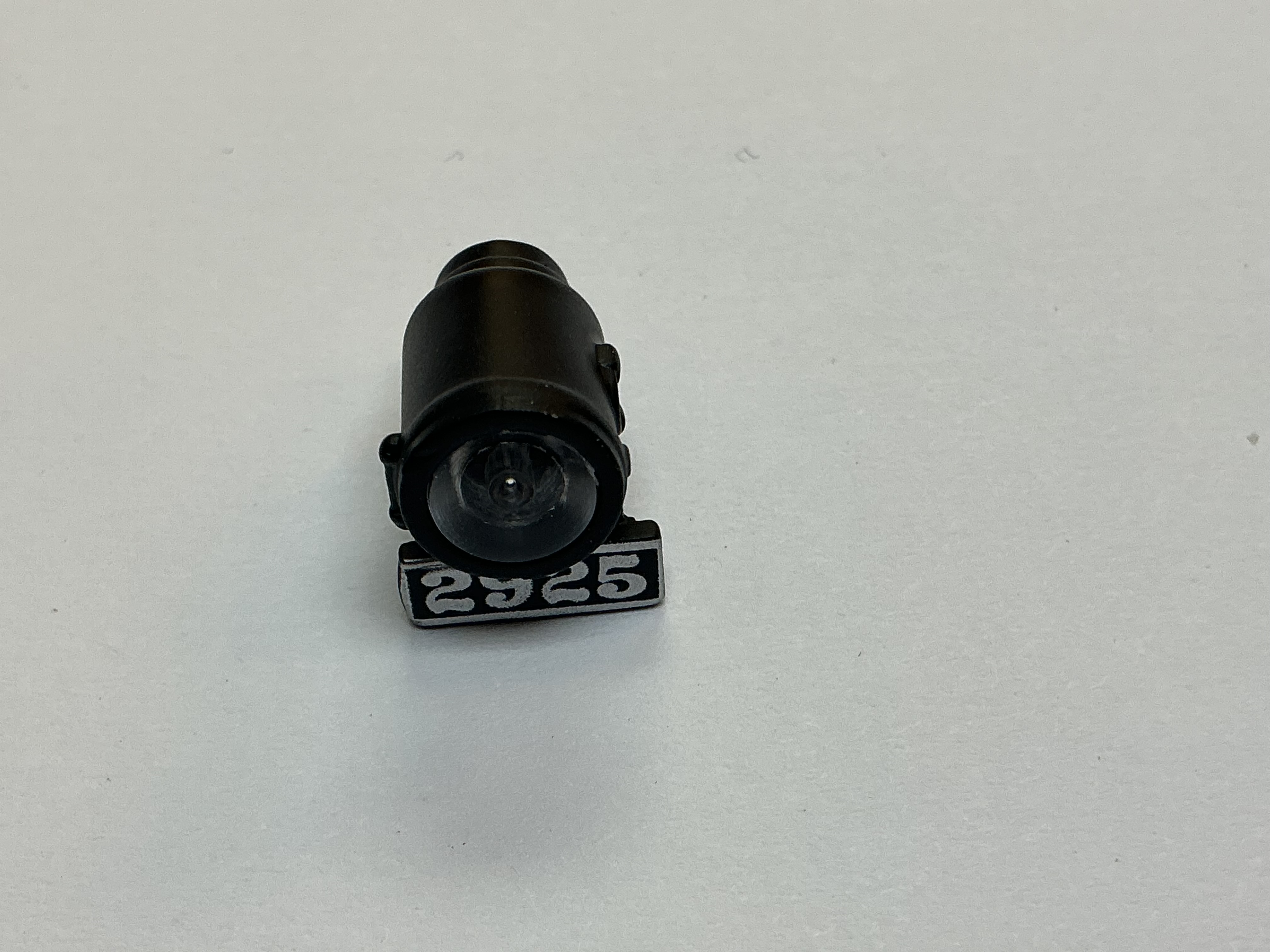 HEADLIGHT HOUSING / W/LENS & NUMBER BOARD / #2925 / BOILER FRONT MOUNT / PREMIER ATSF NORTHERN 4-8-4