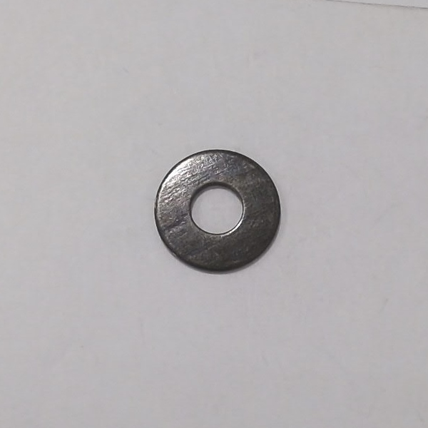 WASHER / METAL / 15.8mm O.D. x 6.5mm I.D. X 1mm THICK / BLACK 