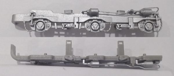 SIDE FRAME / 3-AXLE / RF & LR / SILVER / HO SCALE SD70ACE