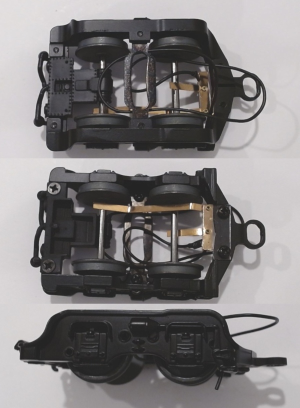 4-WHEEL TRAILING TRUCK / BLACK / O SCALE 2-RAIL / PREMIER GS-2 & GS-4 4-8-4 