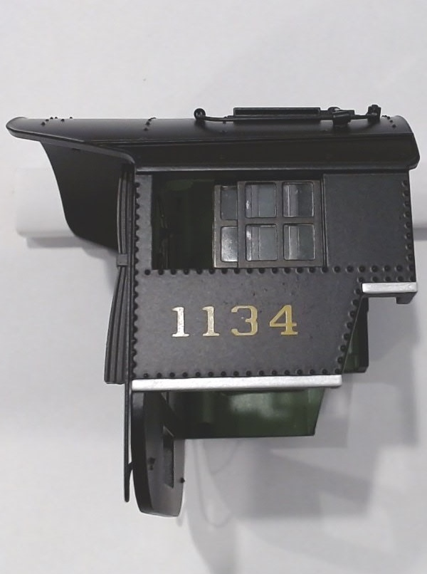 CAB / #1134 / BLACK / W/CAB HANDRAILS / W/CAB CURTAINS / PS 2 & 3 / LACKAWANNA / PREMIER P-47 PACIFIC 4-6-2