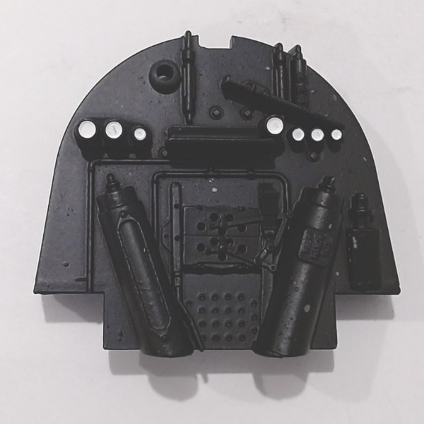 BACKHEAD / CAB INTERIOR / BLACK W/WHITE GAUGES / NO LAMPS / W/FIREBOX LENS / PS 1 / PREMIER Y-3 2-8-8-2