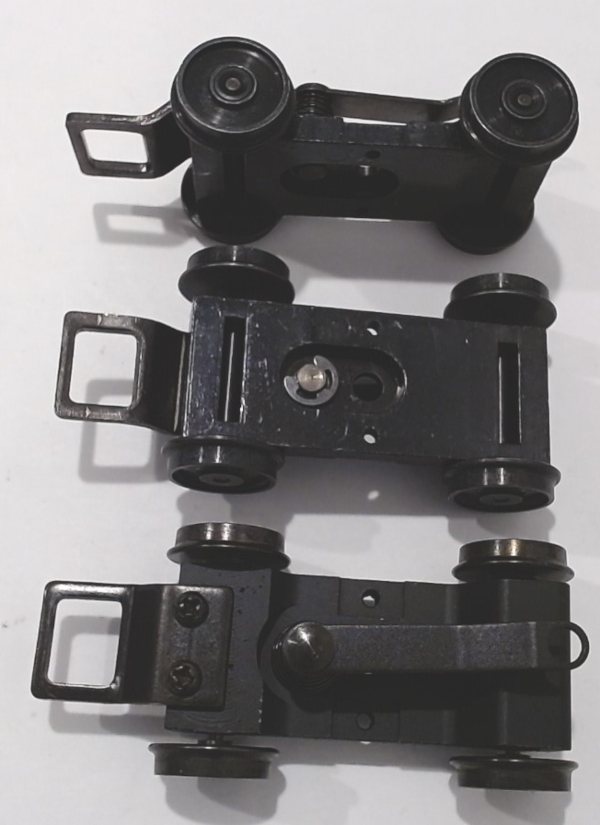 4-WHEEL PILOT TRUCK / BLACK / W/O BRAKE SHOES / 2-RAIL O SCALE / PREMIER BIG BOY 4-8-8-4