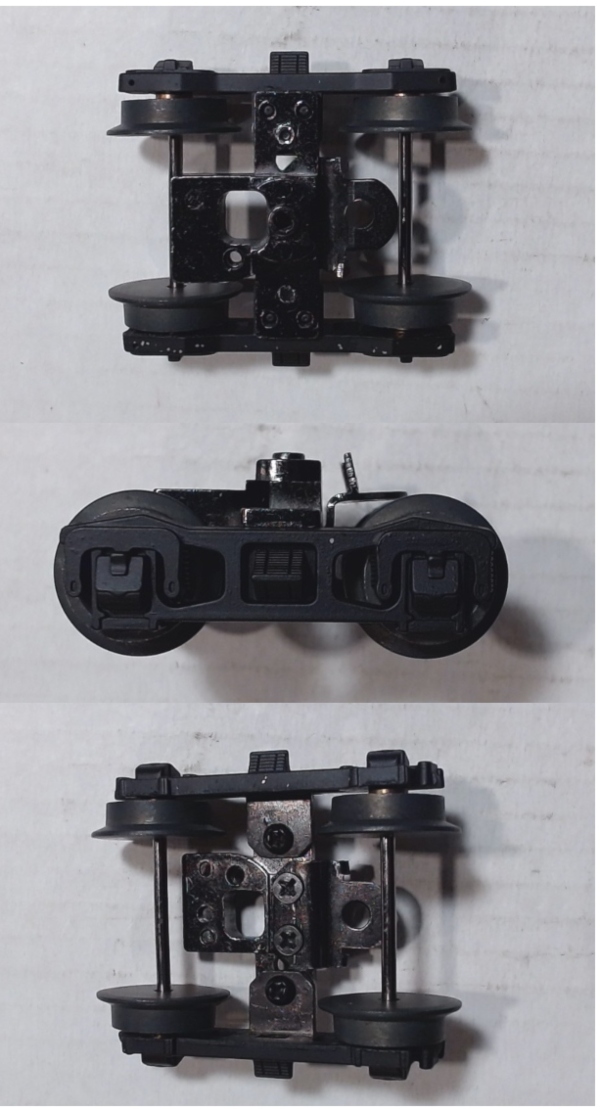 TENDER TRUCK / 4-WHEEL / REAR / BLACK / VERSION A / PREMIER HEAVY PACIFIC 4-6-2