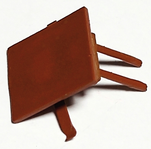 CAB VENT / W/HINGES / SMALL / LIGHT RED / PREMIER AMERICAN & ESE 4-4-0