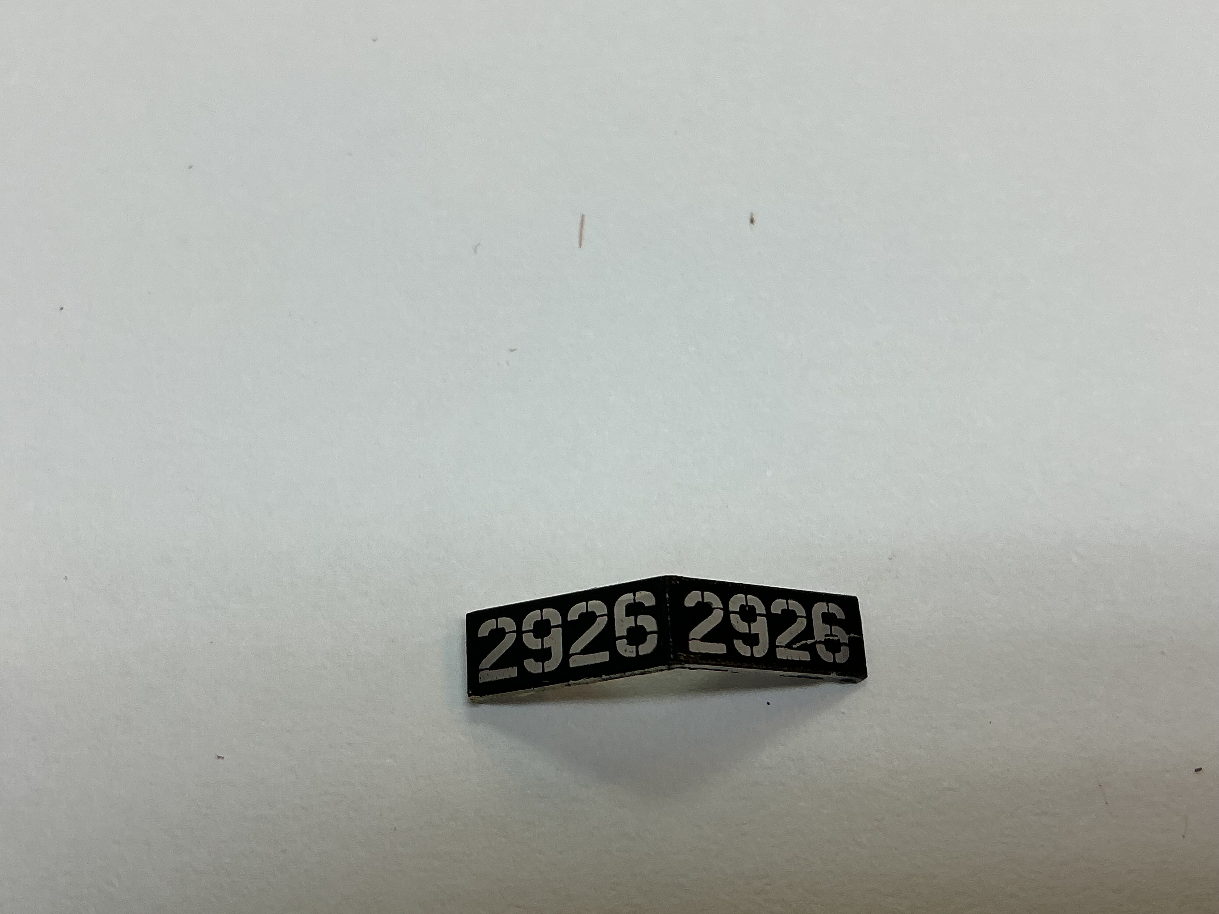 NUMBER BOARD LENS / BOILER FRONT / RH or LH / #2926 / PREMIER ATSF NORTHERN 4-8-4