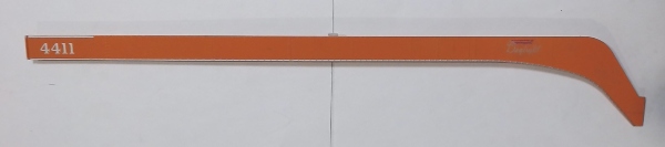 BOILER SKIRT / ORANGE & SILVER #4411 / RH / RAILKING SP DAYLIGHT GS-4 4-8-4