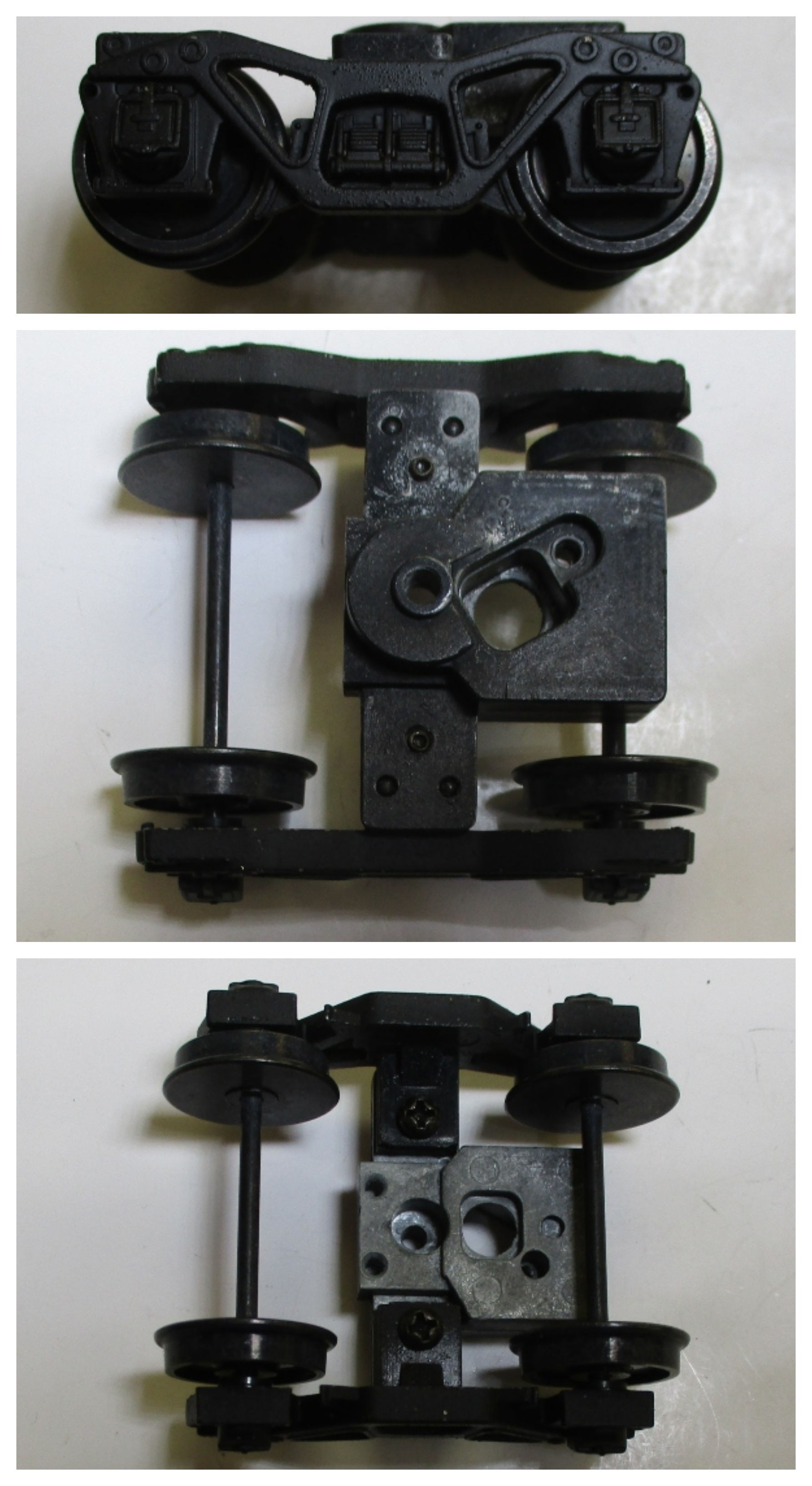 TENDER TRUCK / 4-WHEEL / FRONT / W/O CHAINS / BLACK / PREMIER K-4s 4-6-2 & G-5  4-6-0