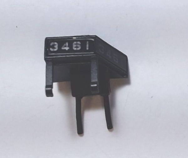 NUMBER BOARD / LH / BLACK / #3461 / PREMIER SANTA FE HUDSON 4-6-4