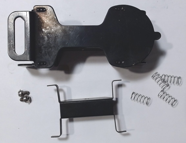 4-WHEEL TRUCK / FRAME / BLACK / PILOT & TRAILING / TINPLATE STANDARD GAUGE 400E