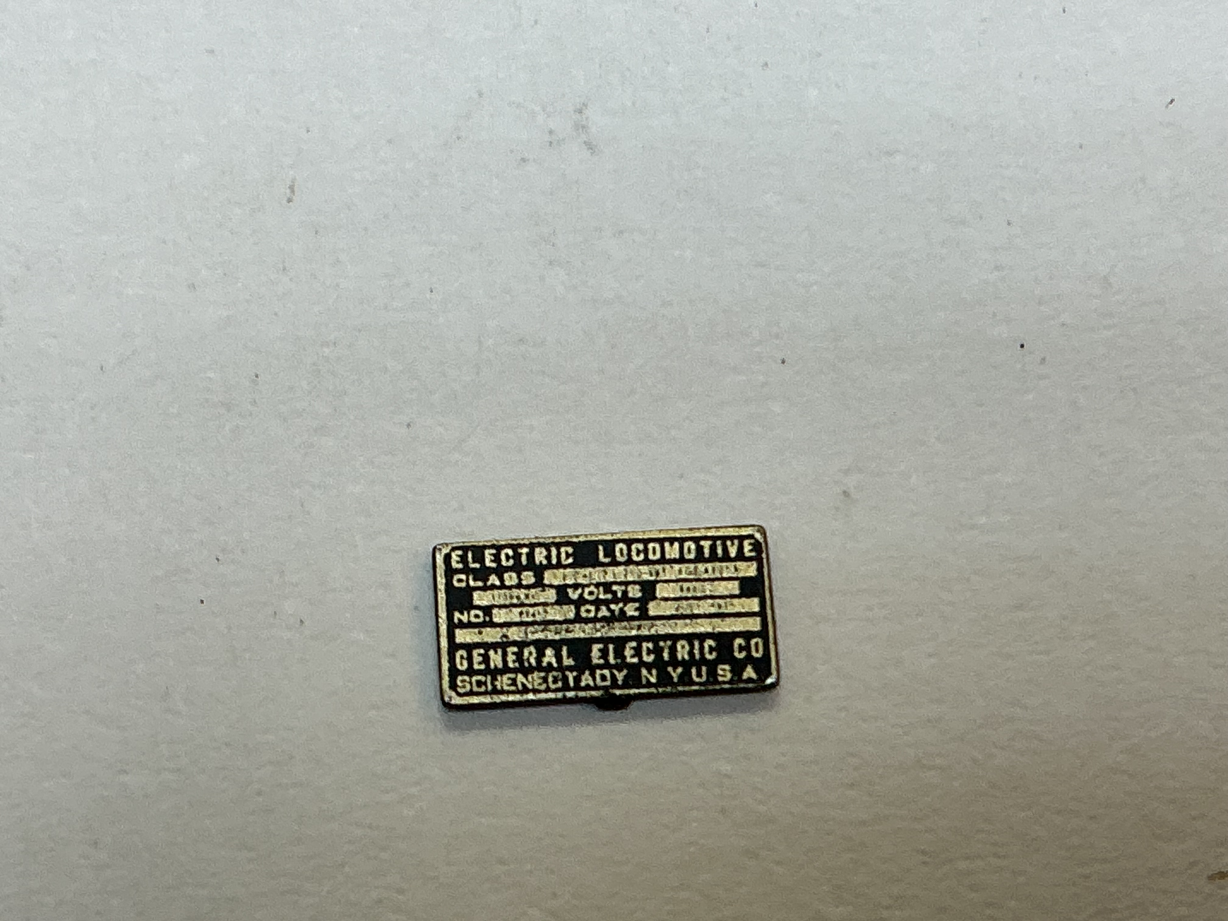 BUILDER PLATE / GENERAL ELECTRIC / #0360 / PREMIER EP-3