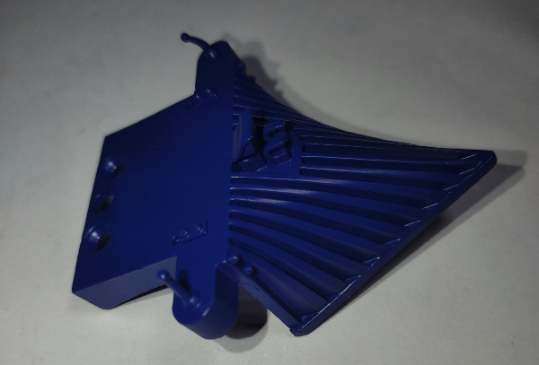 PILOT / COWCATCHER / BLUE / BLUE STANCHIONS / NO POLE / PREMIER AMERICAN 4-4-0