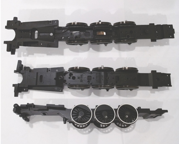 DRIVE BLOCK / 3-AXLE / USE EH-0000010 WORM GEAR / 2-RAIL / W/WHITE WALL DRIVERS / PS 2 / PREMIER HUDSON 4-6-4 