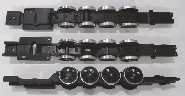 DRIVE BLOCK / 4-AXLE / 3-RAIL / NICKEL WHEEL RIMS / PS 1 / PREMIER SP DAYLIGHT GS-4 4-8-4