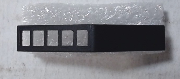 NUMBER BOARD HOUSING / LH / BLACK / W/O LENSES / PREMIER GS-4 4-8-4