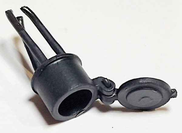 WATER HATCH / TENDER / BLACK / W/HINGES / PREMIER AMERICAN & ESE 4-4-0