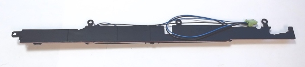 WALKWAY / RUNNING BOARD / LH SIDE / DIE-CAST / BLACK W/RED EDGE / W/WORK LIGHT LEDS & HOUSINGS / W/SQUARE OPENING / PREMIER BR44