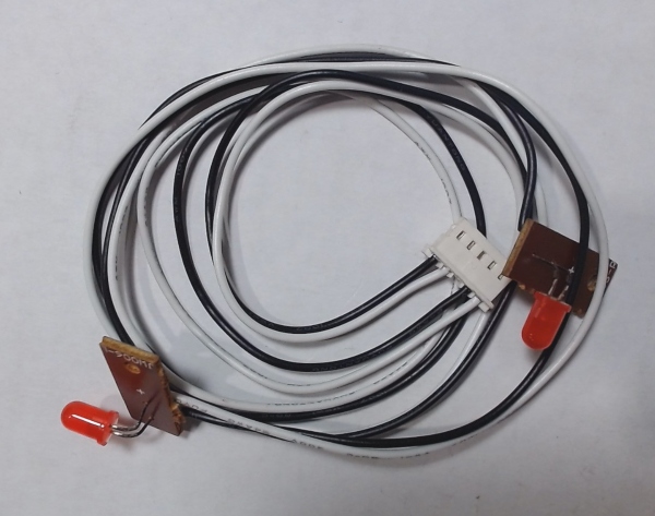 LED / RED / SINGLE / 5mm D / MOUNTED TO PCB / RAILKING OPERATING FIREHOUSE