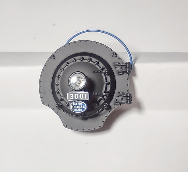 BOILER FRONT / NYC #3001 / W/6V LAMP / PREMIER L-3a MOHAWK 4-8-2