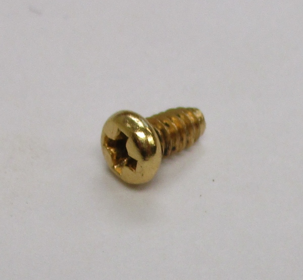 SCREW / PANHD / SELF-CUTTING / 3mm x 5.5mm / GOLD PLATED / PREMIER J-1e HUDSON 4-6-4