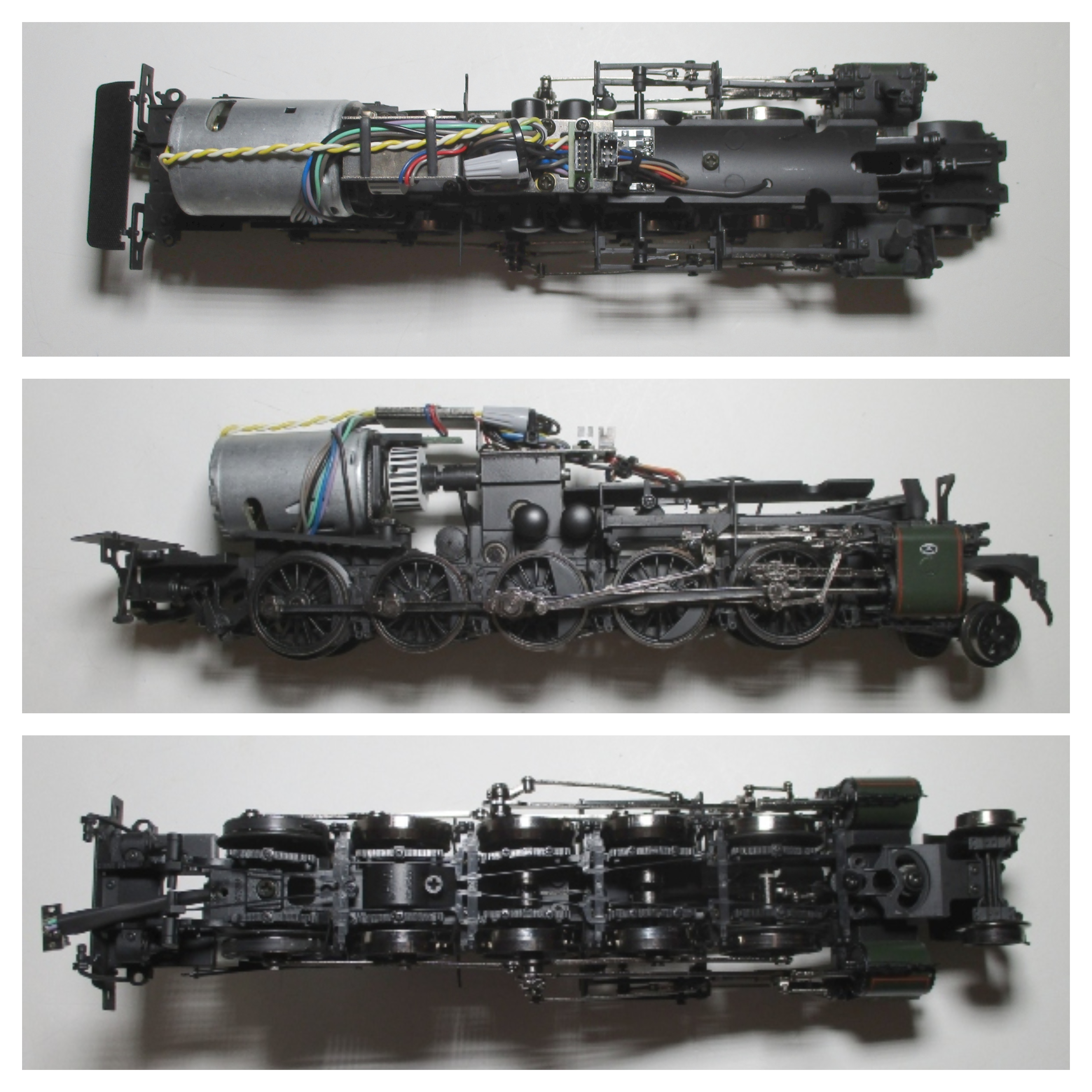 DRIVE BLOCK / 5-AXLE / COMPLETE / 3-RAIL / SNCF 150X