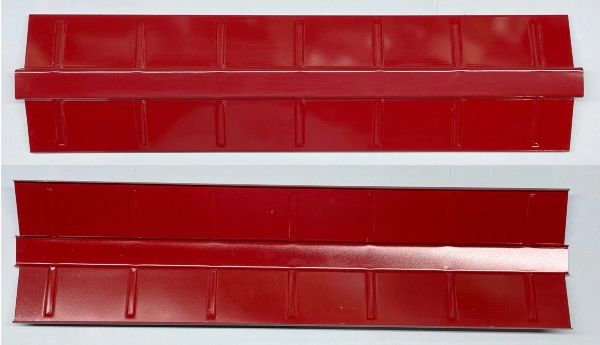 ROOF / MEDIUM RED / TINPLATE STANDARD GAUGE A/F BOXCAR & STOCK CAR