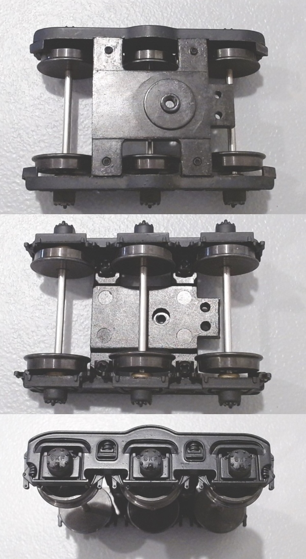 TENDER TRUCK / 6-WHEEL / FRONT & REAR / O SCALE 2-RAIL / PS 1 / PREMIER CLASS A 2-6-6-4