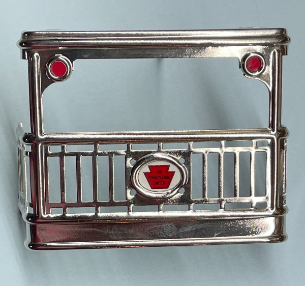OBSERVATION RAILING / NICKEL / THE PENNSYLVANIA LIMITED / TINPLATE STANDARD GAUGE BLUE COMET / STEPHEN GIRARD
