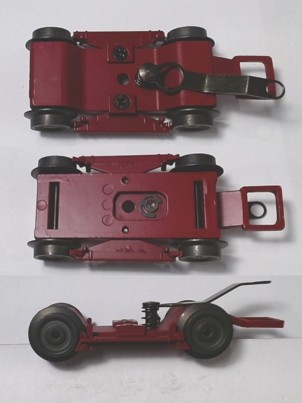 4-WHEEL PILOT TRUCK / W/BRAKE SHOES / RED / PREMIER PACIFIC 4-6-2