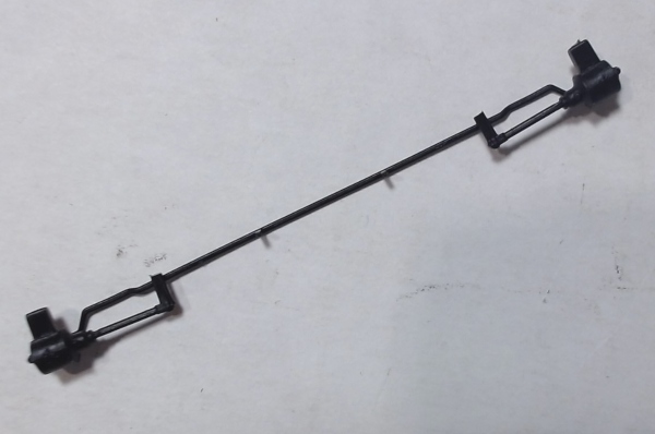 BRAKE CYLINDER / W/AIR LINE / BLACK / HO SCALE ES44AC