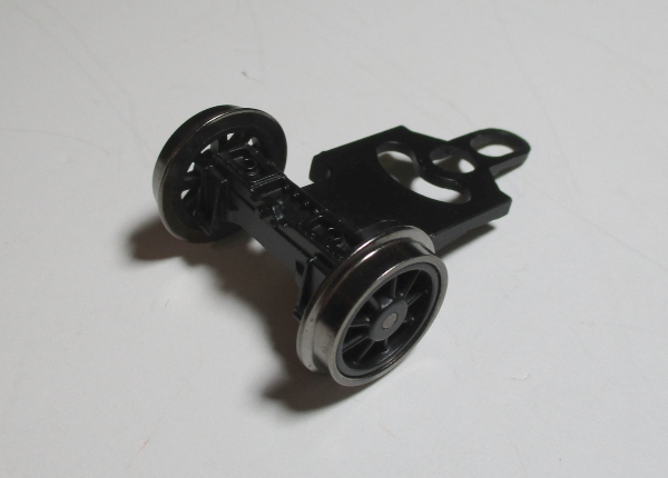 2-WHEEL PILOT TRUCK / BLACK SPOKED WHEELS / 2-RAIL / BLACK FRAME / PREMIER BR44 & SNCF 150X