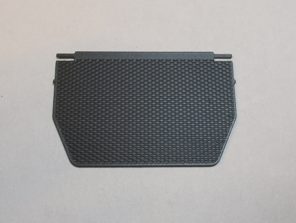 CAB APRON / BLACK / 2-RAIL / SHORT / W/O HINGES / PREMIER 0-6-0 SWITCHER