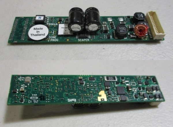 PROTOSOUND 3 / HO SCALE DIESEL / DC / NO SMOKE / VERTICAL CONNECTORS / W/SUPER CAPS / REV B