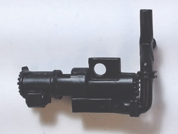 FEED WATER PUMP / W/WATER LINE / BLACK / PREMIER SANTA FE HUDSON 4-6-4