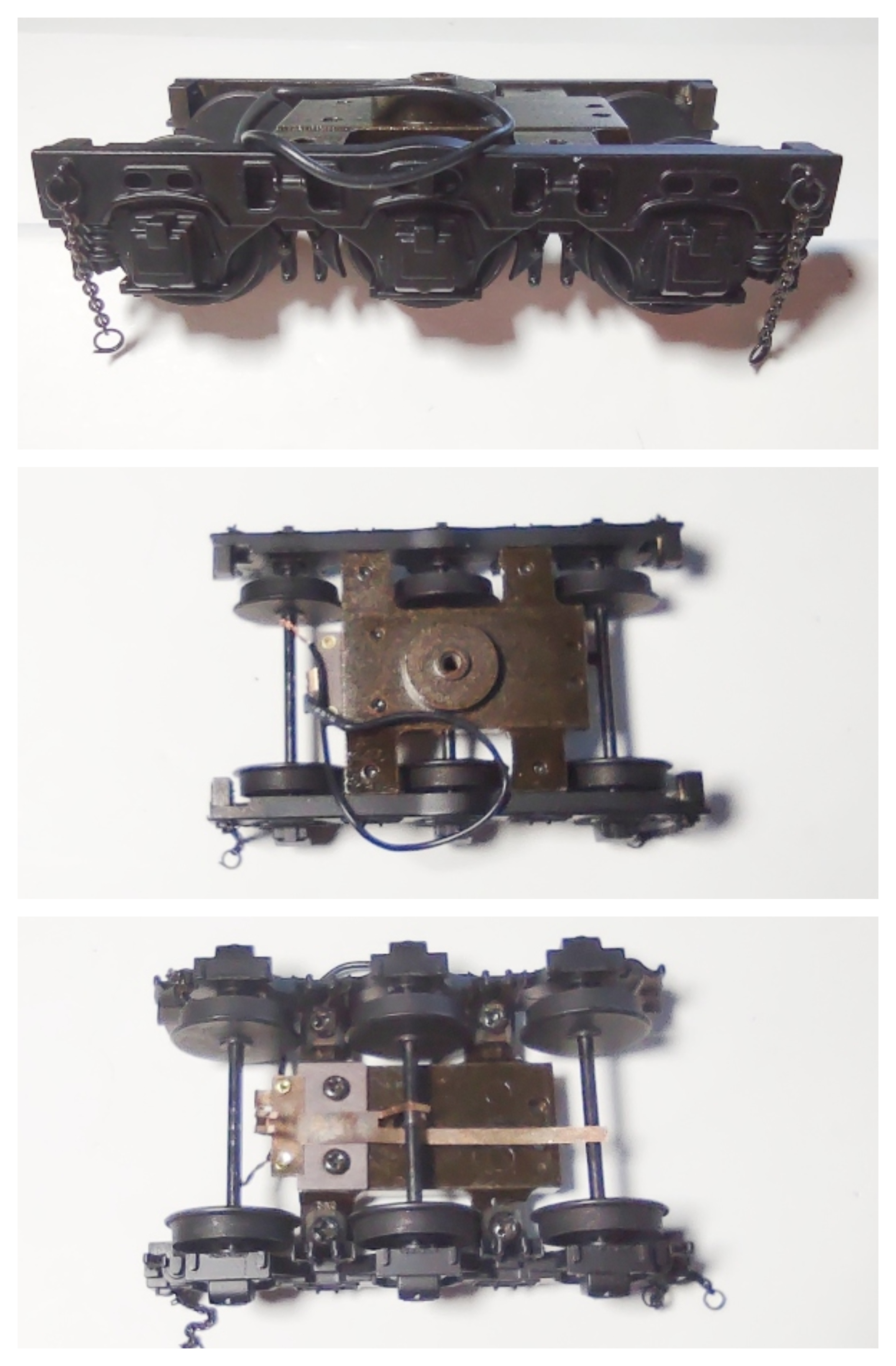 6-WHEEL TENDER TRUCK / FRONT & REAR / 2-RAIL / PREMIER 3-CYLINDER 4-12-2