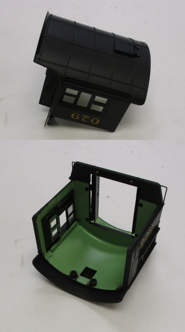 CAB / CLINCHFIELD #670 / W/GREEN CAB INTERIOR / W/CAB WINDOWS / W/DOORS / PREMIER CHALLENGER 4-6-6-4